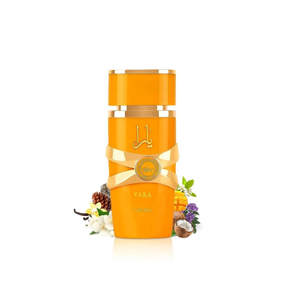 Lattafa Yara Fruity for Women Eau de Parfum Spray, 3.4 Oz